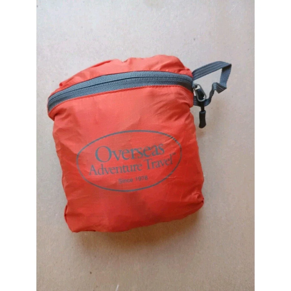 Overseas Packable Backpack Lightweight Orange Adventure Travel